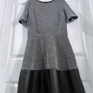 Gray and Black Women's Dress